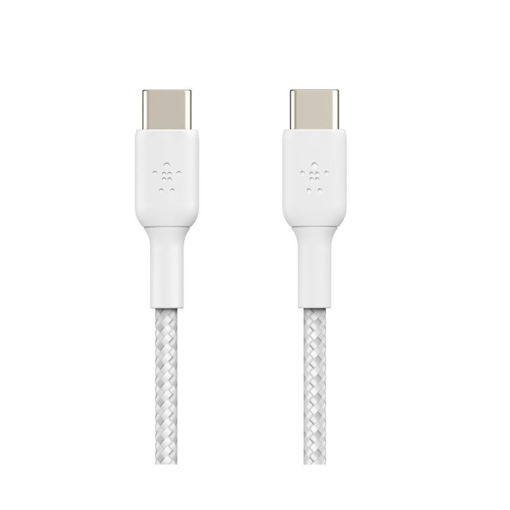 Picture of Belkin USB-C to USB-C Braided Cable 1M - White