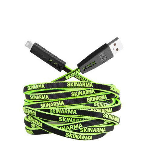 Picture of Skinarma Tenso Charging Cable USB-A to Lightning 1.2M - Neon Green
