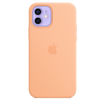Picture of Apple iPhone 12/12 Pro Silicone Case with MagSafe - Cantaloupe