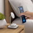 Picture of Satechi Magnetic 2 in 1 Wireless Charging Stand - Space Gray