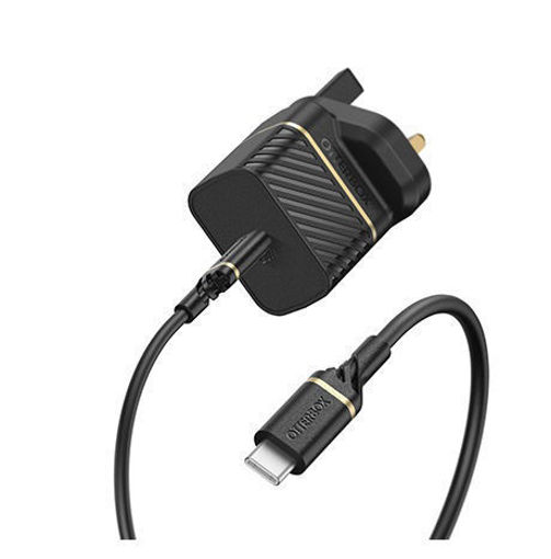 Picture of OtterBox UK Wall Charger 20W USB-C PD + USB-C Cable 1M - Black