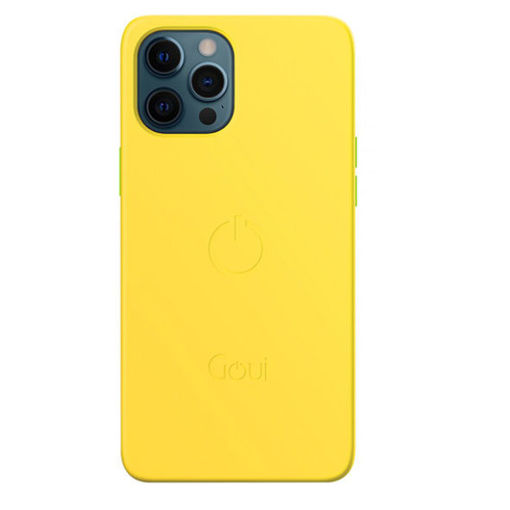 Picture of Goui Magnetic Case for iPhone 12 Pro Max with Magnetic Bars - Sunshine Yellow