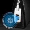 Picture of Bubm Unique Anti Theft Business Man Fingerprint Clutch Handbags - Black