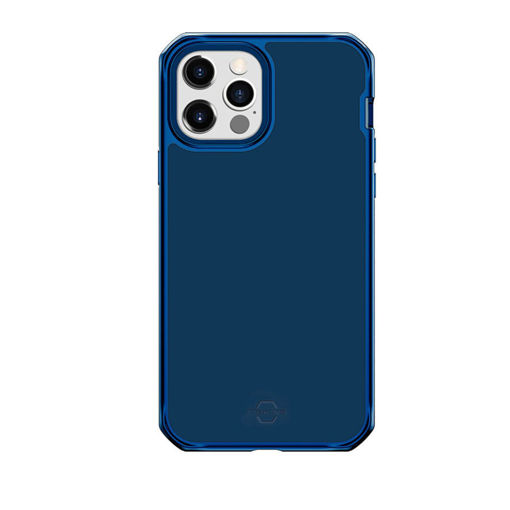 Picture of Itskins Hybrid Glass Case Anti Shock for iPhone 12 Pro Max - Deep Blue