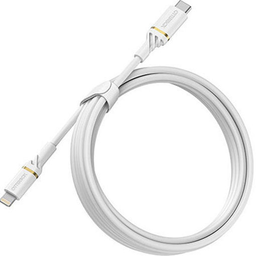 Picture of OtterBox USB-C to Lightning Fast Charge Cable Standard 2M - White