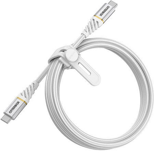 Picture of OtterBox USB-C to USB-C Fast Charge Cable Premium 2M - White