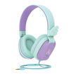 Picture of Riwbox CS6 Kids Wired Headphones - Purple/Green