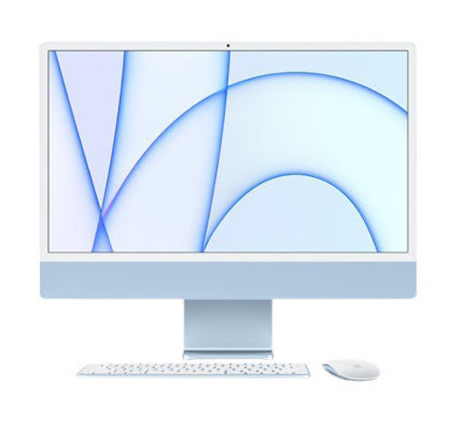 Picture of Apple iMac 2021 M1 24-inch 8C CPU 8C GPU RAM-8GB SSD 512GB - Blue