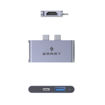 Picture of Smart Thunderbolt 3 in 1 USB-C Multiport Hub - Grey