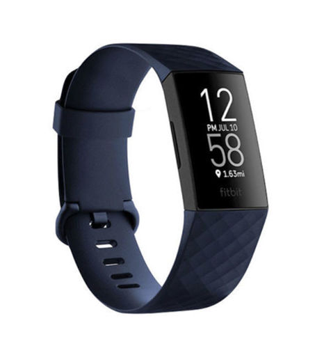 Picture of Fitbit Charge 4 Heart Rate + Fitness Wristband - Blue/Black