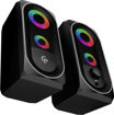 Picture of Porodo Gaming Stereo Speakers Bluetooth Touch Sensor to Adjust lighting - Black