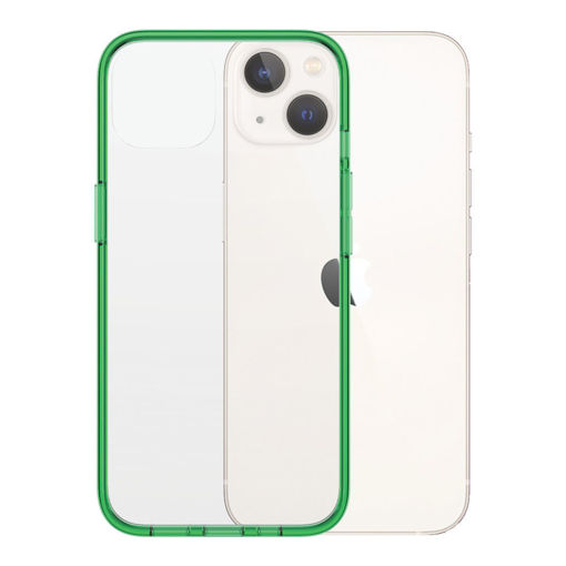 Picture of PanzerGlass Case for iPhone 13 - Clear/Lime