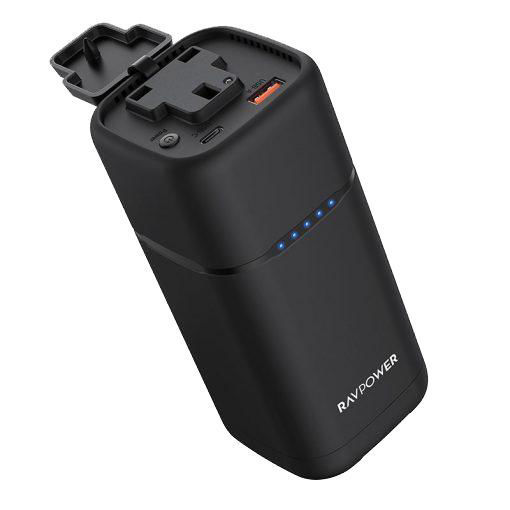 Picture of Ravpower Pioneer PD 20000mAh 80W AC Portable Power - Black