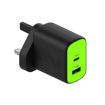 Picture of Goui Wall Travel Charger 45W 2 Ports PD and Q 3.0 - Black