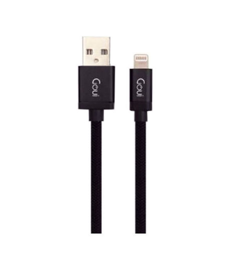 Picture of Goui 8 Pin USB-A to Lightning Cable Metallic 1M - Black