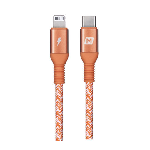 Picture of Momax Elite Link USB-C to Lightning Charging Cable 2.2M - Orange