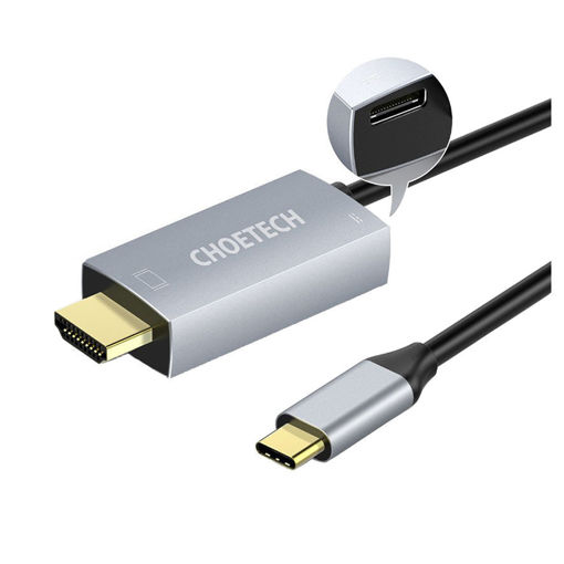 Picture of Choetech USB-C to HDMI + PD Cable 1.8M - Black