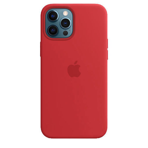 Picture of Apple iPhone 12 Pro Max Silicone Case with MagSafe - Red