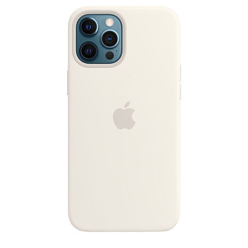 Picture of Apple iPhone 12 Pro Max Silicone Case with MagSafe - White