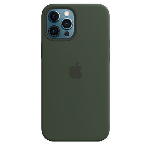 Picture of Apple iPhone 12 Pro Max Silicone Case with MagSafe - Cyprus Green
