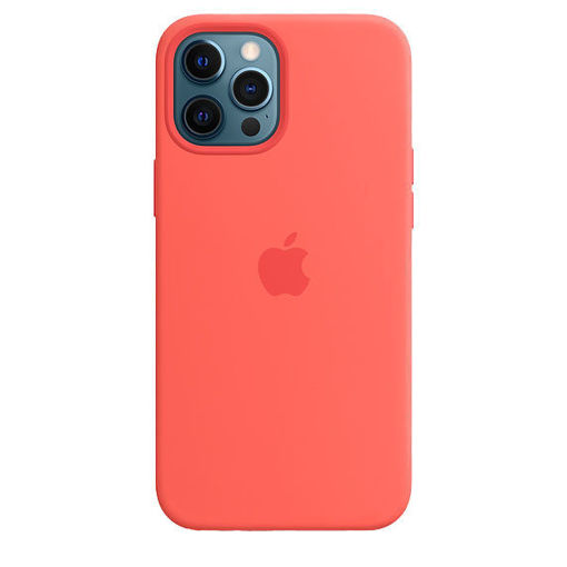 Picture of Apple iPhone 12/12 Pro Silicone Case with MagSafe - Pink Citrus