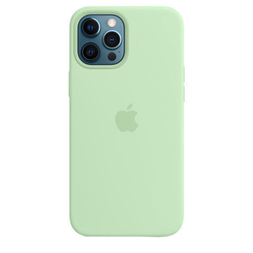Picture of Apple iPhone 12/12 Pro Silicone Case with MagSafe - Pistachio