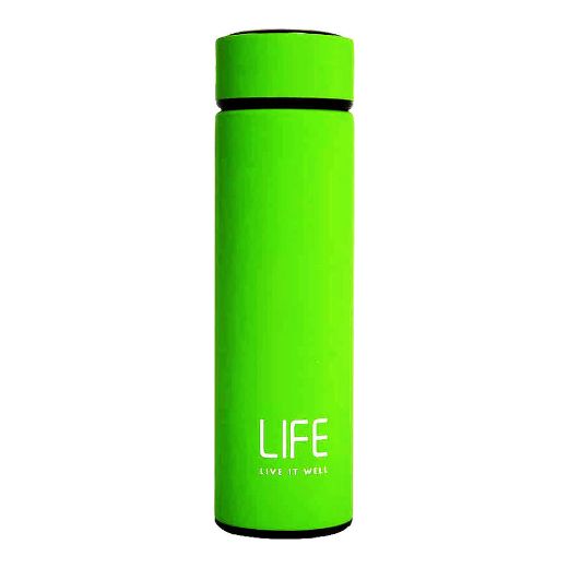 Picture of Life Insulated Stainless Steel Water Bottle 500ml - Light Green