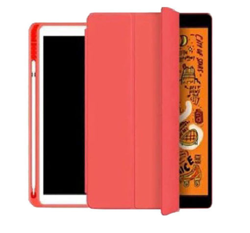 Picture of JCPal Dura Pro Ultra Thin Case with Pencil Holder for iPad 10.2-inch 2019/2020/2021 - Red