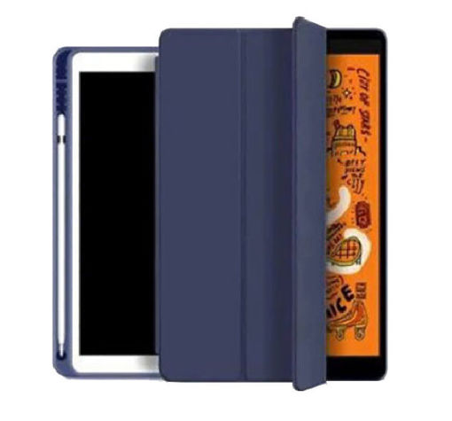 Picture of JCPal Dura Pro Ultra Thin Case with Pencil Holder for iPad 10.2-inch 2019/2020/2021 - Navy Blue