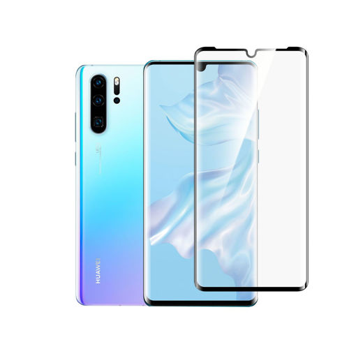 Picture of Torrii Bodyglass 3D Full Coverage Curved For Huawei P30 Pro - Black/ Clear