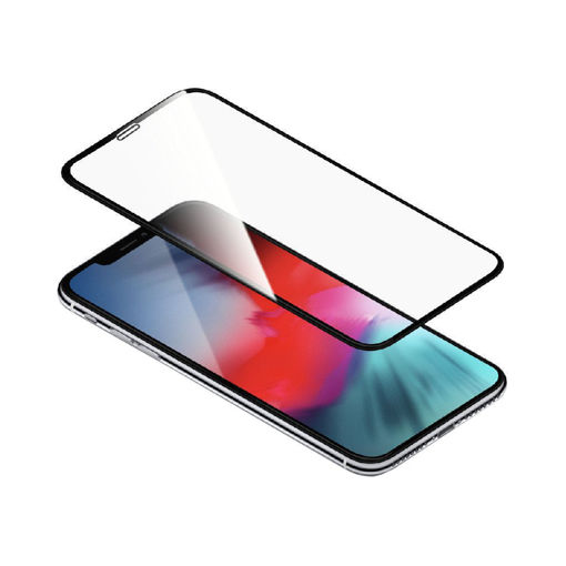 Picture of Torrii Bodyglass Full Coverage Curved for iPhone Xr/ 11 - Black/Clear