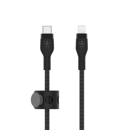 Picture of Belkin USB-C to Lightning Braided Silicone Cable 3M - Black