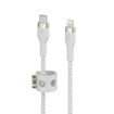 Picture of Belkin USB-C to Lightning Braided Silicone Cable 3M - White