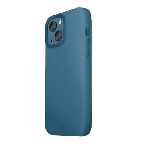 Picture of Uniq Hybrid Lino Hue Case for iPhone 13 - Capsian Blue