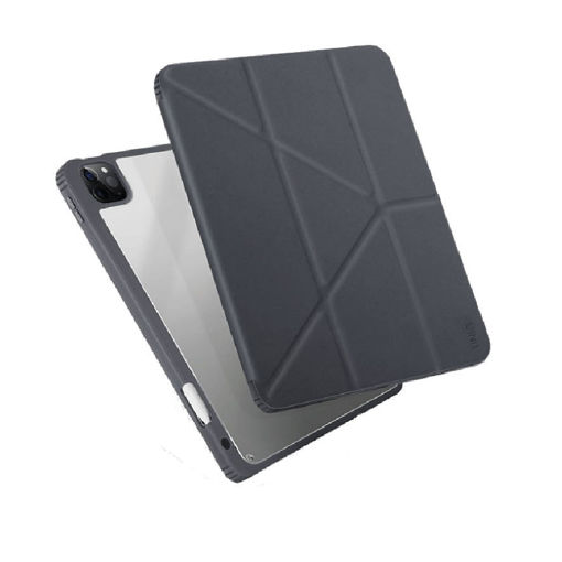 Picture of Uniq Moven AntiMicrobial Case for iPad Pro 12.9-inch 2021 - Charcoal Grey