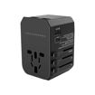 Picture of Powerology PD 45W Fast Charge Universal Travel Adapter - Black