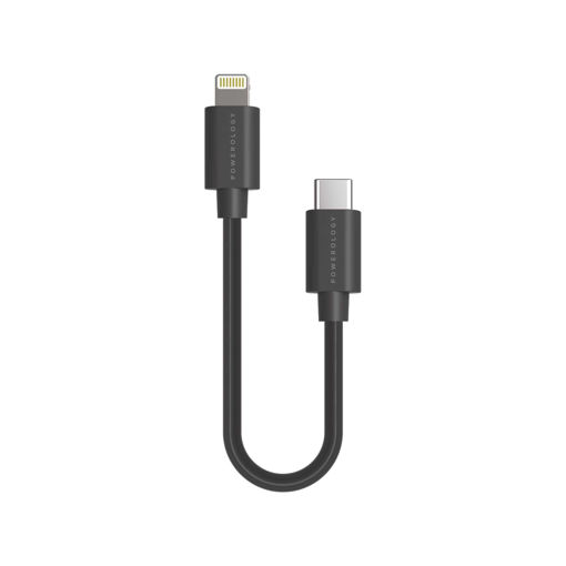 Picture of Powerology USB-C to Lightning Cable 0.25M - Black