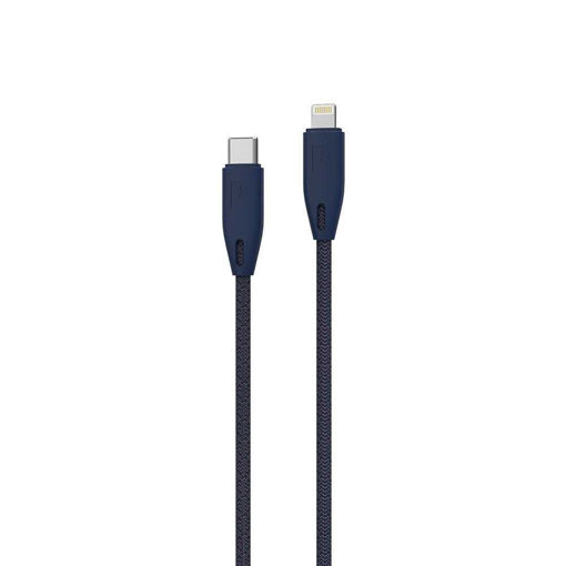 Picture of Powerology Braided USB-C to Lightning Cable 2M - Blue