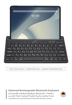 Picture of Smart Bluetooth Keyboard Compatible with Multi Devices Support English/Arabic Keys - Black