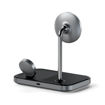 Picture of Satechi Magnetic 3 in 1 Wireless Charging Stand - Space Grey