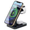 Picture of Smart 3 in 1 Dock Magnetic Wireless Charger 15W - Black