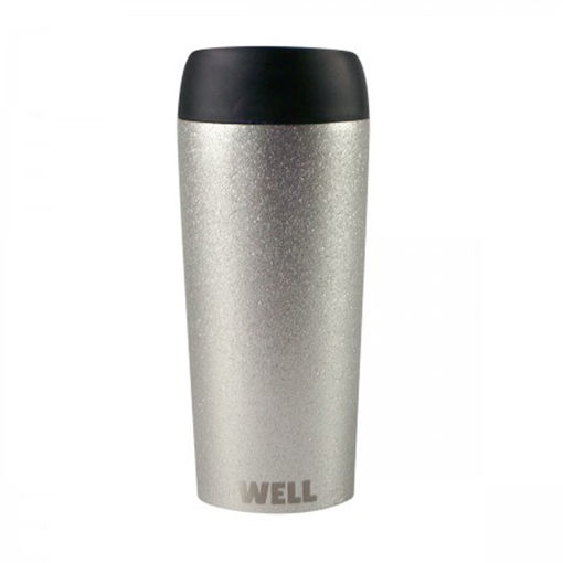 Picture of Woodway Well Travel Mugs 450ml - Silver Glitter