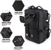 Picture of Zero North Tactical Molle Utility Pouch - Black