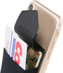 Picture of Sinjimoru Sinji Pouch Flap Secure Card Holder for Back of Phone - Black