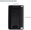 Picture of Sinjimoru Sinji Pouch B-Grip Phone Grip Card Holder with Phone Stand - Black