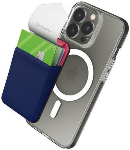 Picture of Sinjimoru M-Flap Magnetic Wallet for Apple MagSafe - Navy