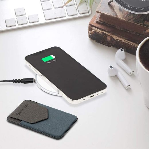 Picture of Sinjimoru M-Flap Magnetic Wallet for Apple MagSafe - Navy