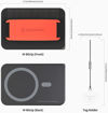 Picture of Sinjimoru 3 in 1 Magnetic Wallet as Phone Grip and Stand for MagSafe - Clementine