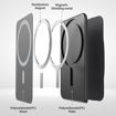 Picture of Sinjimoru 3 in 1 Magnetic Wallet as Phone Grip and Stand for MagSafe - Black