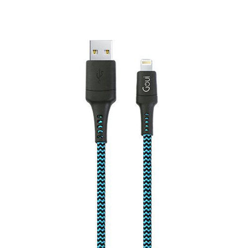 Picture of Goui 8 Pin + USB-A to Lightning Cable 1.5M - Sea Blue